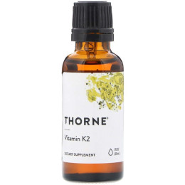 Вітамін К2 (Vitamin K2), Thorne, рідкий, 30 мл