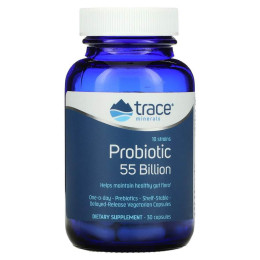 Пробіотик, Probiotic, Trace Minerals Research, 55 млрд, 30 капсул