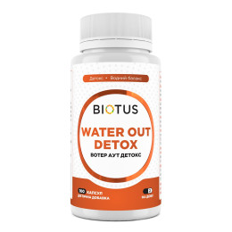Вотер аут детокс, Water Out Detox, Biotus, 100 капсул