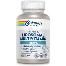 Мультивітаміни ліпосомальні для чоловіків, Men's Liposomal Multivitamin, Solaray, 60 вегетаріанських капсул