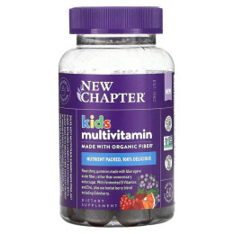 Мультивітаміни для дітей, Kid's Multivitamin, New Chapter, смак ягідно-цитрусовий, 60 жувальних цукерок