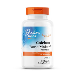 Комплекс для кісток із кальцієм, Calcium Bone Maker, Doctor's Best, 180 капсул