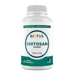 Хітозан, Chitosan, Biotus, 1500 мг, 240 капсул