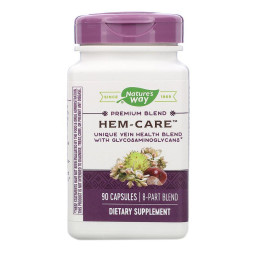 Здоровья вен, Hem-Care, Nature's Way, 90 капсул