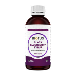 Сироп бузини, Black Elderberry syrup, Biotus, 250 мл