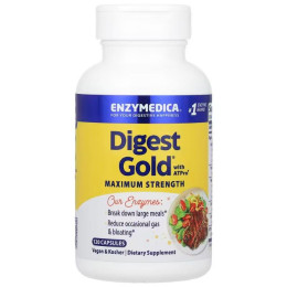 Пищеварительные ферменты, Digest Gold with ATPro, Enzymedica, 120 капсул