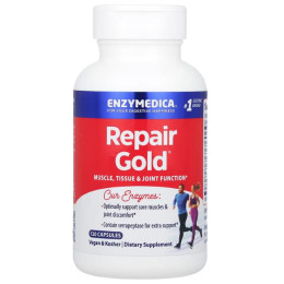 Серрапептаза для суглобів, Repair Gold, Enzymedica, 120 капсул