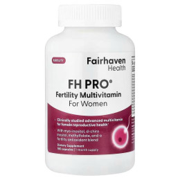 Репродуктивне здоров'я жінок, FH Pro for Women, Fairhaven Health, 180 капсул