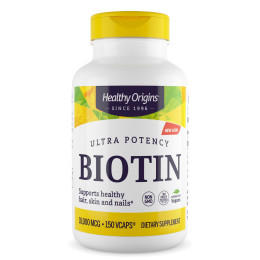Біотин, Biotin, Healthy Origins, 10,000 мкг, 150 капсул