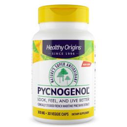 Пікногенол, Pycnogenol, Healthy Origins, 100 мг, 30 капсул