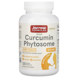 Фітосоми куркуміну, Curcumin Phytosome, Jarrow Formulas, 500 мг, 120 рослинних капсул