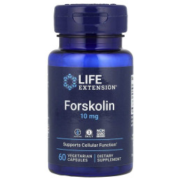 Форсколін, Forskolin, Life Extension, 10 мг, 60 вегетаріанських капсул