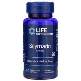 Силимарин, Silymarin, Life Extension, 100 мг, 90 вегетарианских капсул