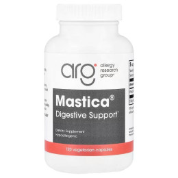 Смола мастикового дерева, Mastica, Digestive Support, Allergy Research Group, поддержка пищеварения, 120 вегетарианских капсул (0,5 г на капсулу)
