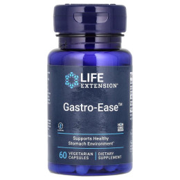 Відновлення мікрофлори шлунка, Gastro-Ease, Life Extension, 60 веганських капсул