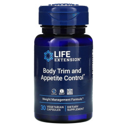 Зниження ваги та контроль апетиту, Body Trim and Appetite Control, Life Extension, 30 вегетаріанських капсул