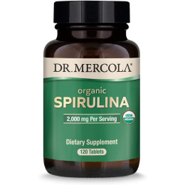 Спіруліна, Spirulina, Dr. Mercola, 2000 мг, 120 таблеток