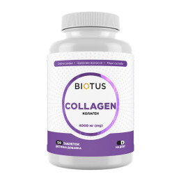 Колаген, Collagen, Biotus, 120 таблеток