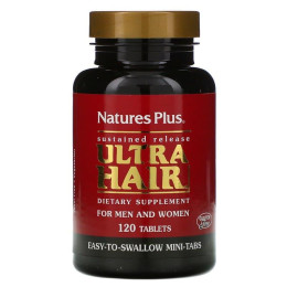 Комплекс для волосся з уповільненим вивільненням, Ultra Hair, Nature's Plus, 120 таблеток