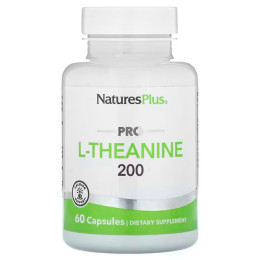 L-теанін Про 200, Pro L-Theanine, Nature's Plus, 200 мг, 60 капсул