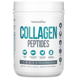 Колагенові пептиди, Collagen Peptides, Nature's Plus, 588 г