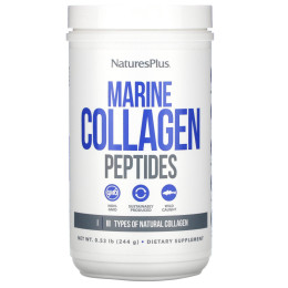 Пептиды морского коллагена, Marine Collagen Peptides, Nature's Plus, 244 г
