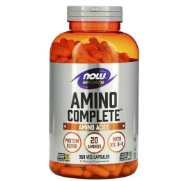 Аміно комплекс, Amino Complete, Now Foods, Sports, 360 вегетаріанських капсул