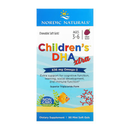 Children's DHA Xtra - 90 mini softgels Nordic Naturals