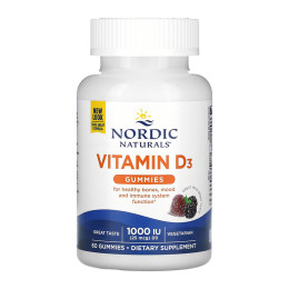 Vitamin D3 - 60 gummies Nordic Naturals