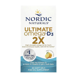 Ultimate Omega 2X D3 - 60 softgels Nordic Naturals