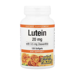Lutein 20mg - 120 softgels Natural Factors
