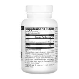 L-Arginine 500 mg - 100 tabs Source Naturals