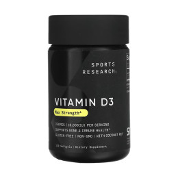Vitamin D3 10000IU - 120 softgels Sport Research