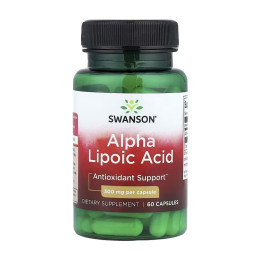 Alpha Lipoic Acid 300 mg - 60 caps Swanson