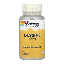 L-Lysine 500mg - 60 vcaps Solaray
