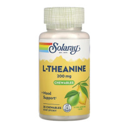 L-Theanine 200mg - 30 chewables Solaray