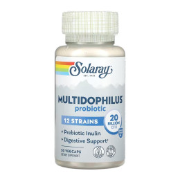 Multidophilus Probiotic 12 Strains - 50 vcapsv Solaray
