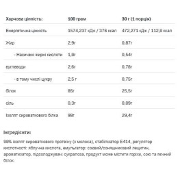 Isolate Protein - 2000g Vanilla Allnutrition