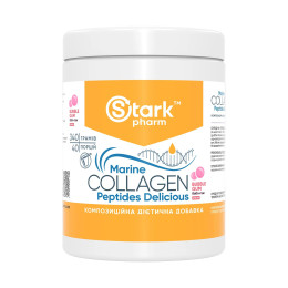 Marine Collagen Peptides Delicious - 340g Buble Gum Stark Pharm