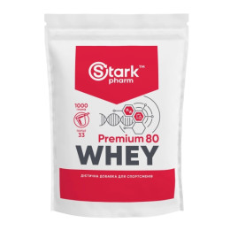 Stark Whey 80 - 1000g Bubble gum Orange Stark Pharm