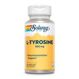 L-Tyrosine 500mg - 50 vcaps Solaray