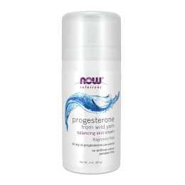 Progesterone from Wild Yam Balancing Skin Cream - 85g Now Foods