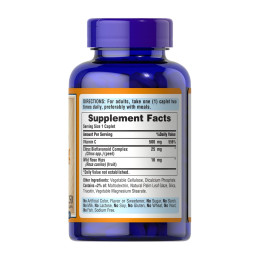 Vitamin C-500 mg with Rose Hips Time Release - 250 caps Puritans Pride