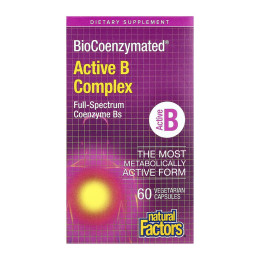 BioCoenzymated Active B Complex - 60 caps Natural Factors