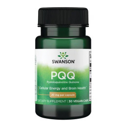PQQ Pyrroloquinoline Quinone 20mg - 30 vcaps Swanson