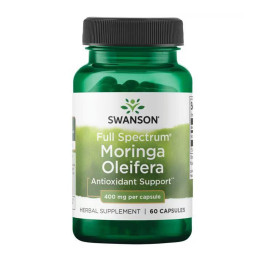 Full Spectrum Moringa Oleifera 400mg - 60 caps Swanson