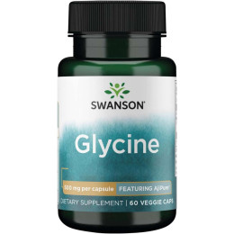 Глицин Swanson Glycine, 500 mg, 60 Veggie Caps Swanson