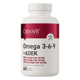 Омега 3-6-9 OstroVit Omega 3-6-9 + ADEK 60 caps OstroVit