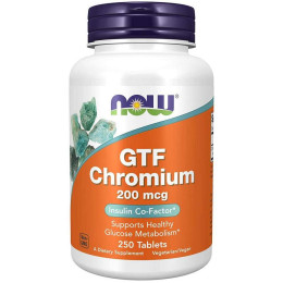 GTF Chromium 200 mcg 250 Tablets NOW