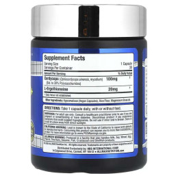 Эрготионеин AllMax EGT 20+, 30 Capsules AllMax